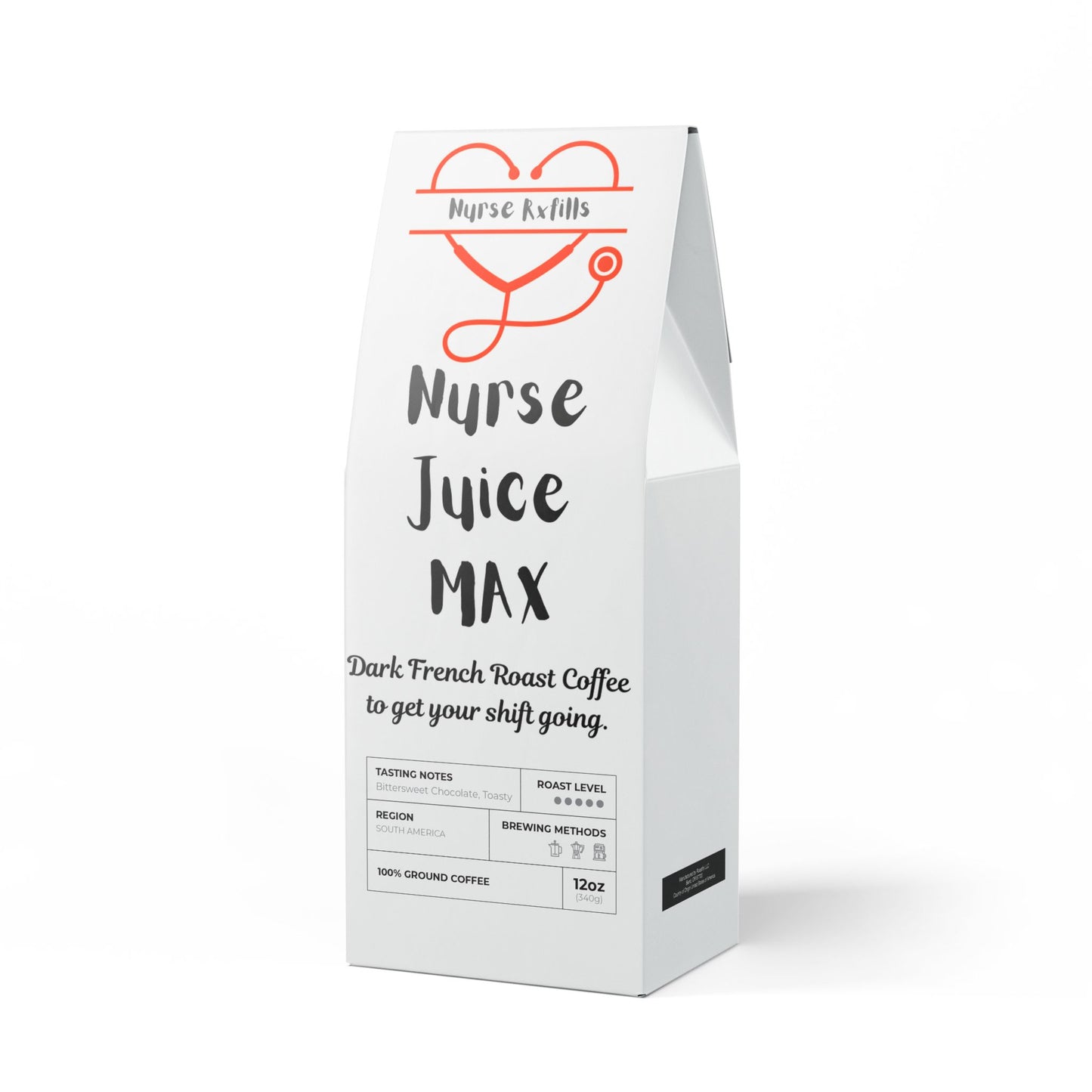 Nurse Juice Max Bitterroot Coffee Blend (Dark French Roast)