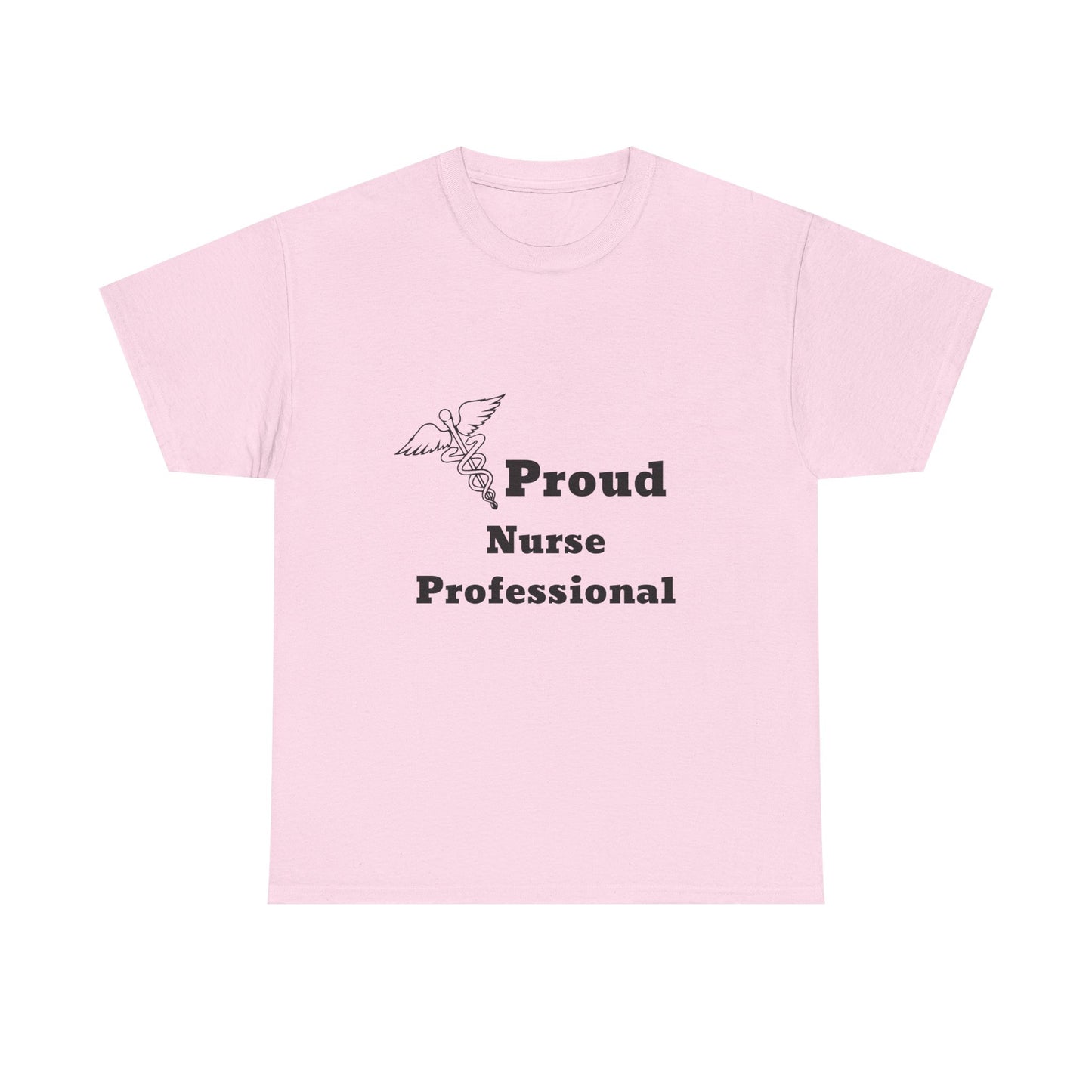 Proud Nurse Professional T-Shirt | Caduceus Graphic, Medical Staff Tee