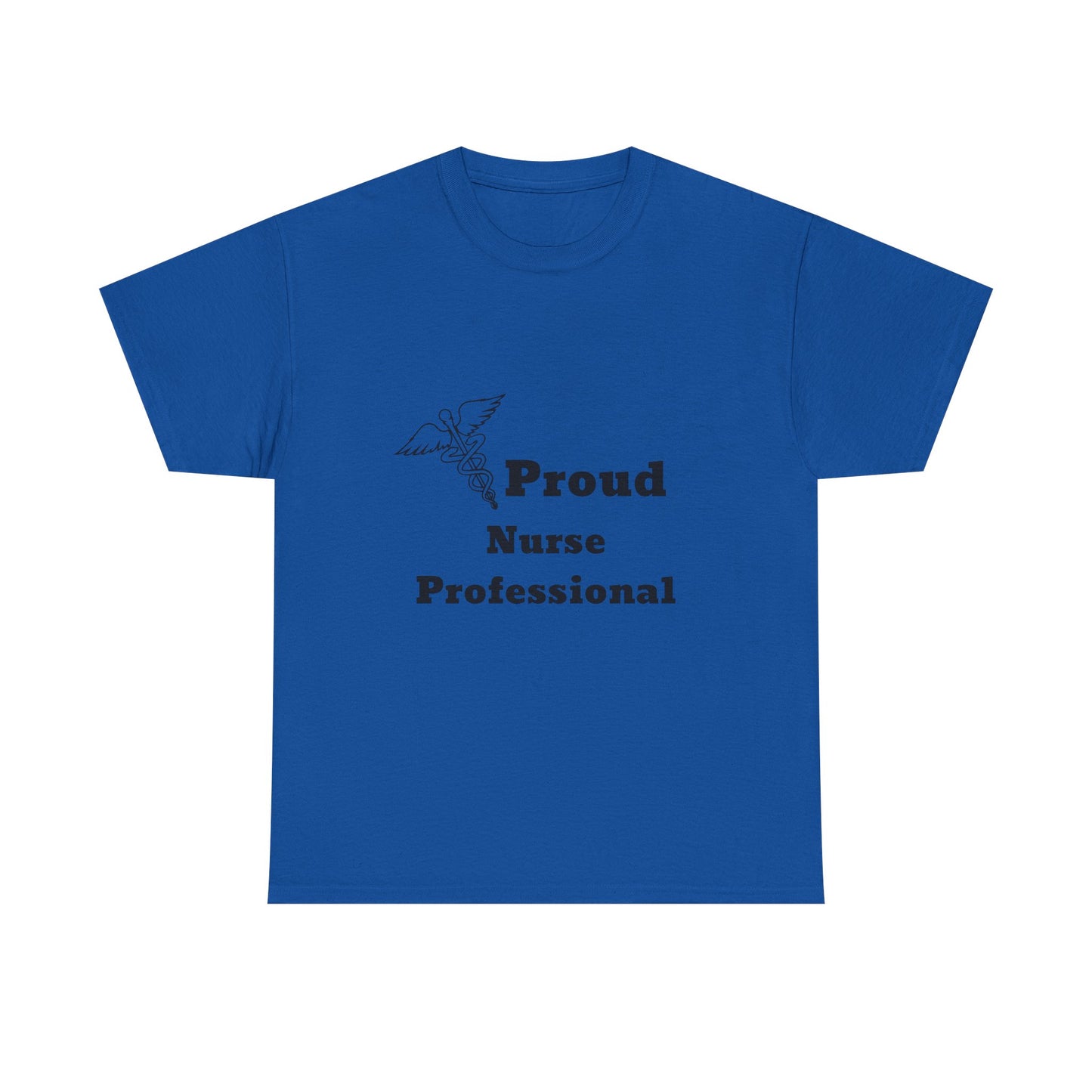 Proud Nurse Professional T-Shirt | Caduceus Graphic, Medical Staff Tee