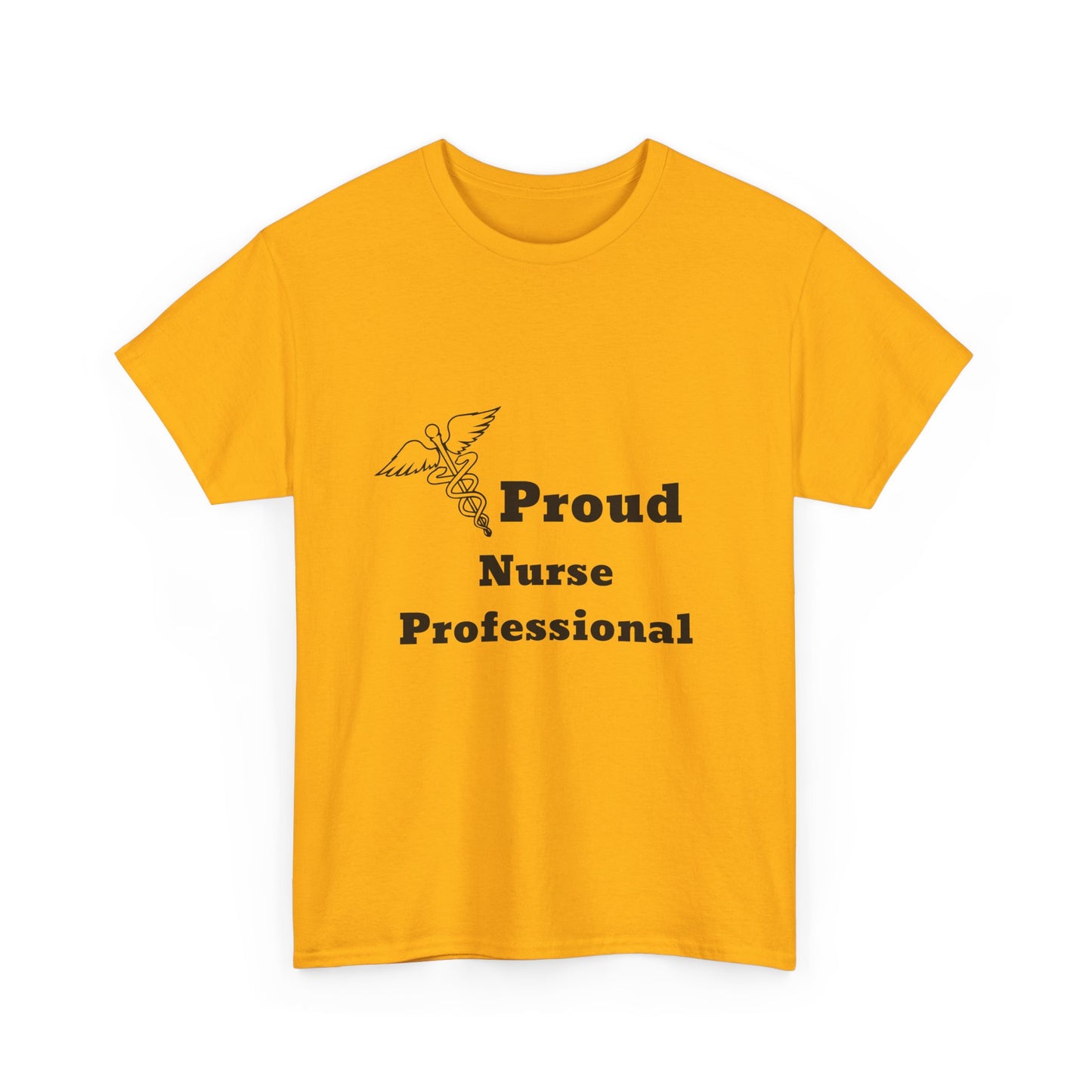 Proud Nurse Professional T-Shirt | Caduceus Graphic, Medical Staff Tee