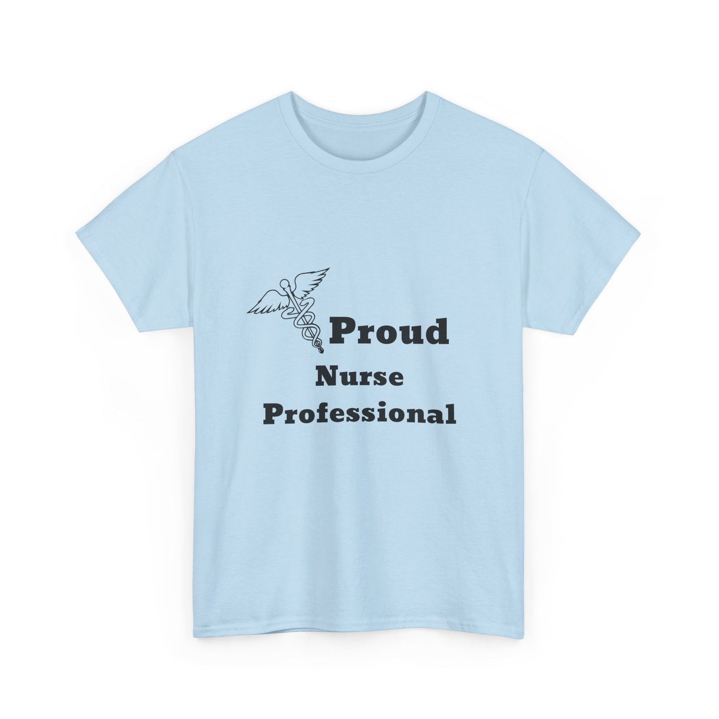 Proud Nurse Professional T-Shirt | Caduceus Graphic, Medical Staff Tee