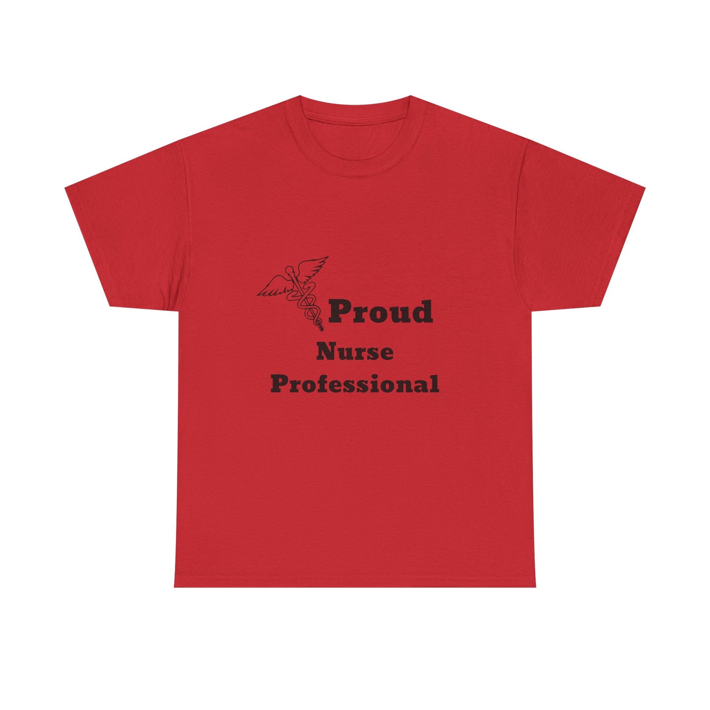 Proud Nurse Professional T-Shirt | Caduceus Graphic, Medical Staff Tee
