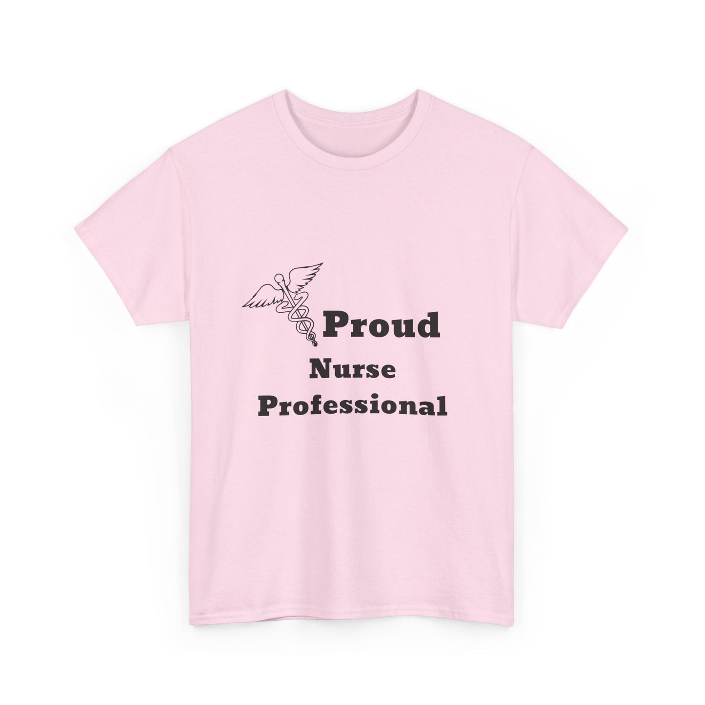 Proud Nurse Professional T-Shirt | Caduceus Graphic, Medical Staff Tee