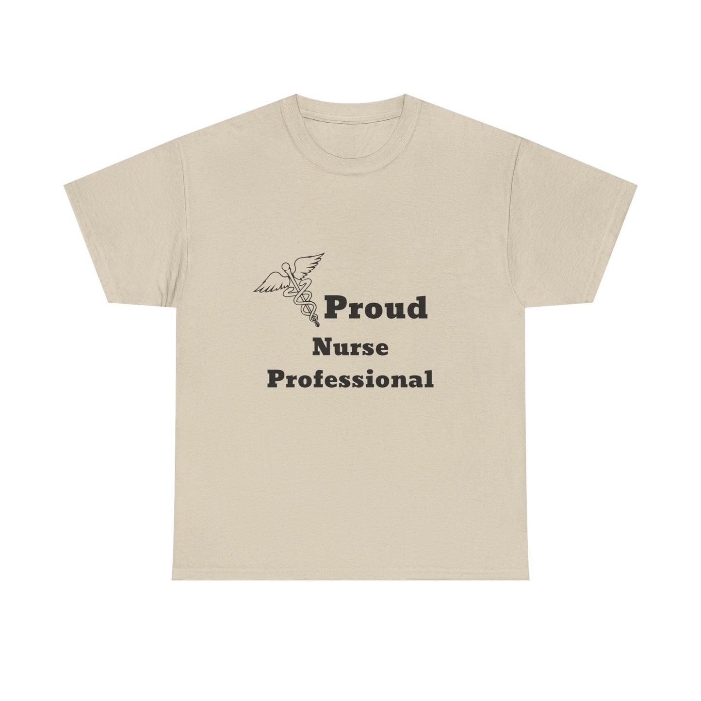 Proud Nurse Professional T-Shirt | Caduceus Graphic, Medical Staff Tee