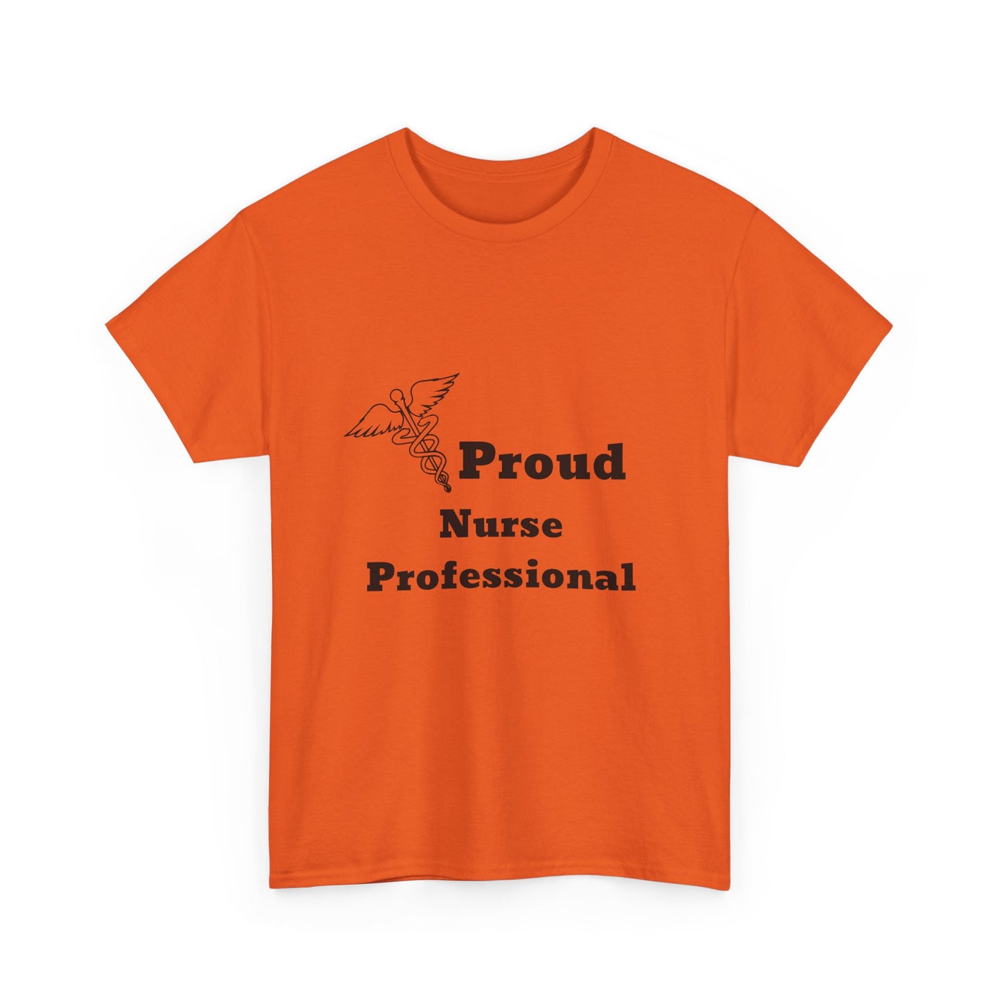 Proud Nurse Professional T-Shirt | Caduceus Graphic, Medical Staff Tee