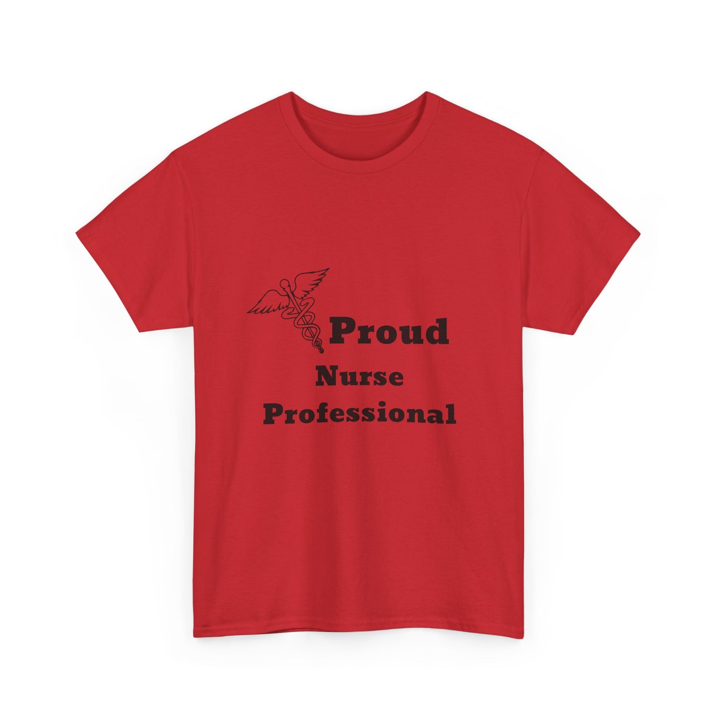 Proud Nurse Professional T-Shirt | Caduceus Graphic, Medical Staff Tee