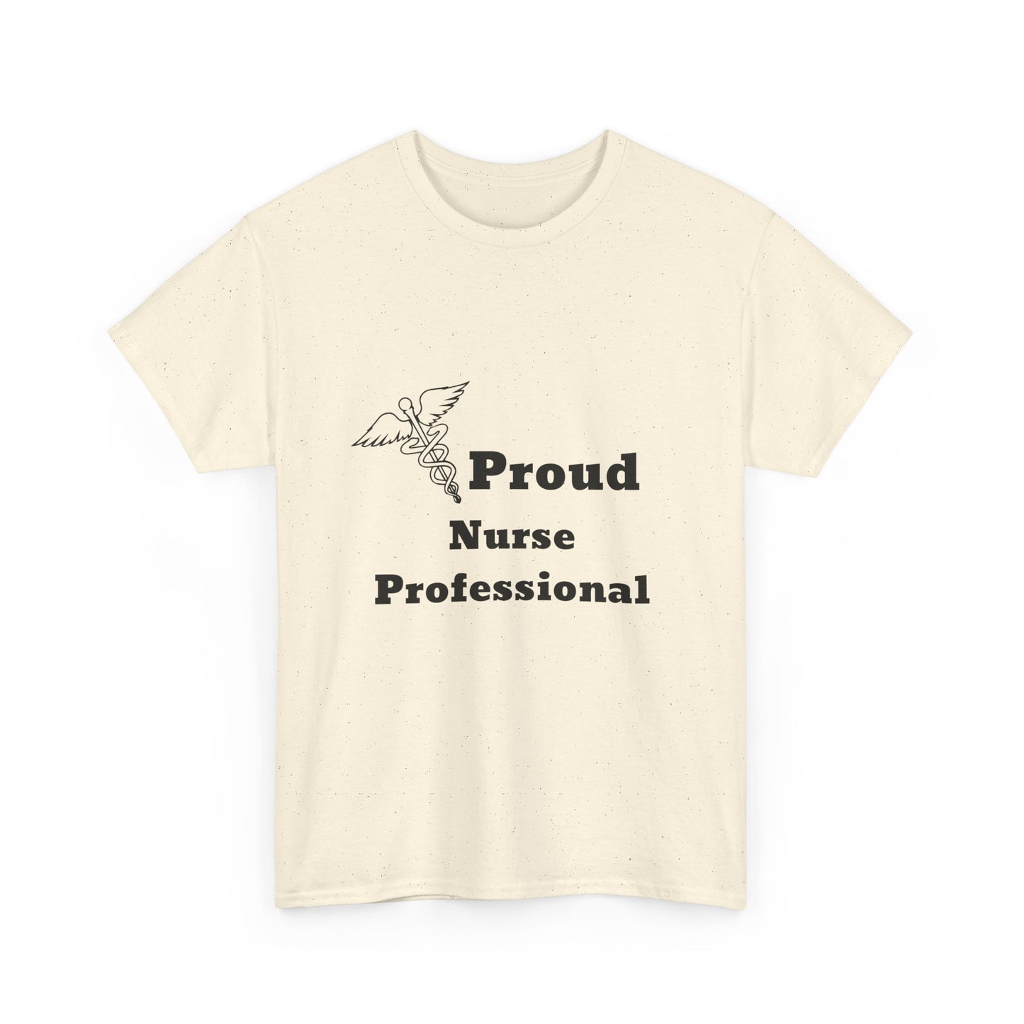Proud Nurse Professional T-Shirt | Caduceus Graphic, Medical Staff Tee