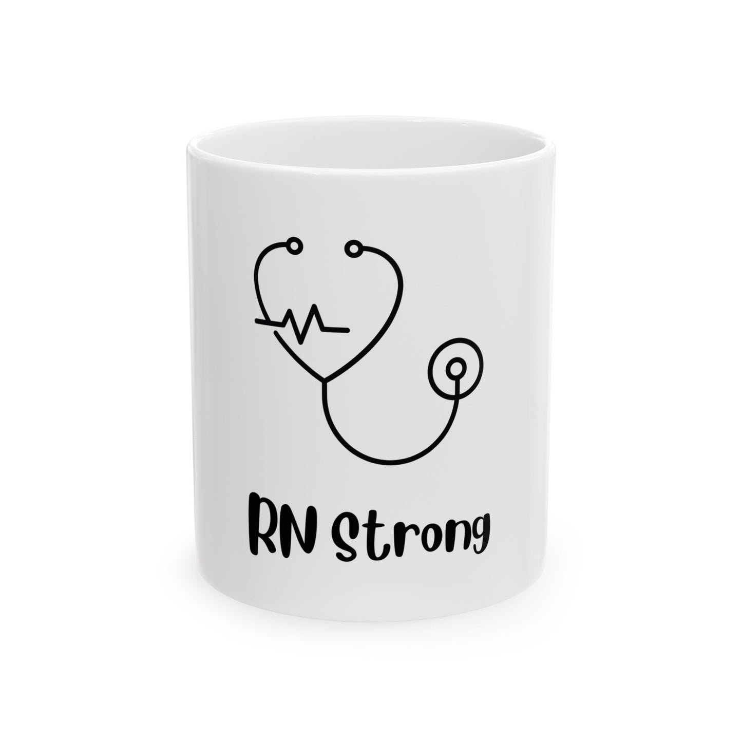 RN Strong Ceramic Mug 11oz