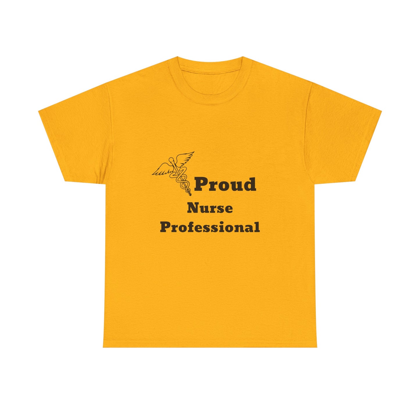 Proud Nurse Professional T-Shirt | Caduceus Graphic, Medical Staff Tee