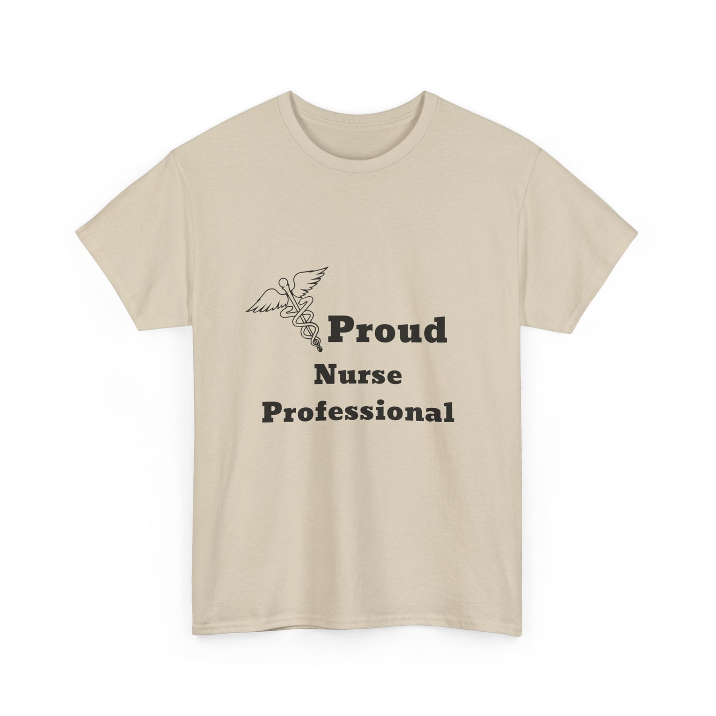 Proud Nurse Professional T-Shirt | Caduceus Graphic, Medical Staff Tee