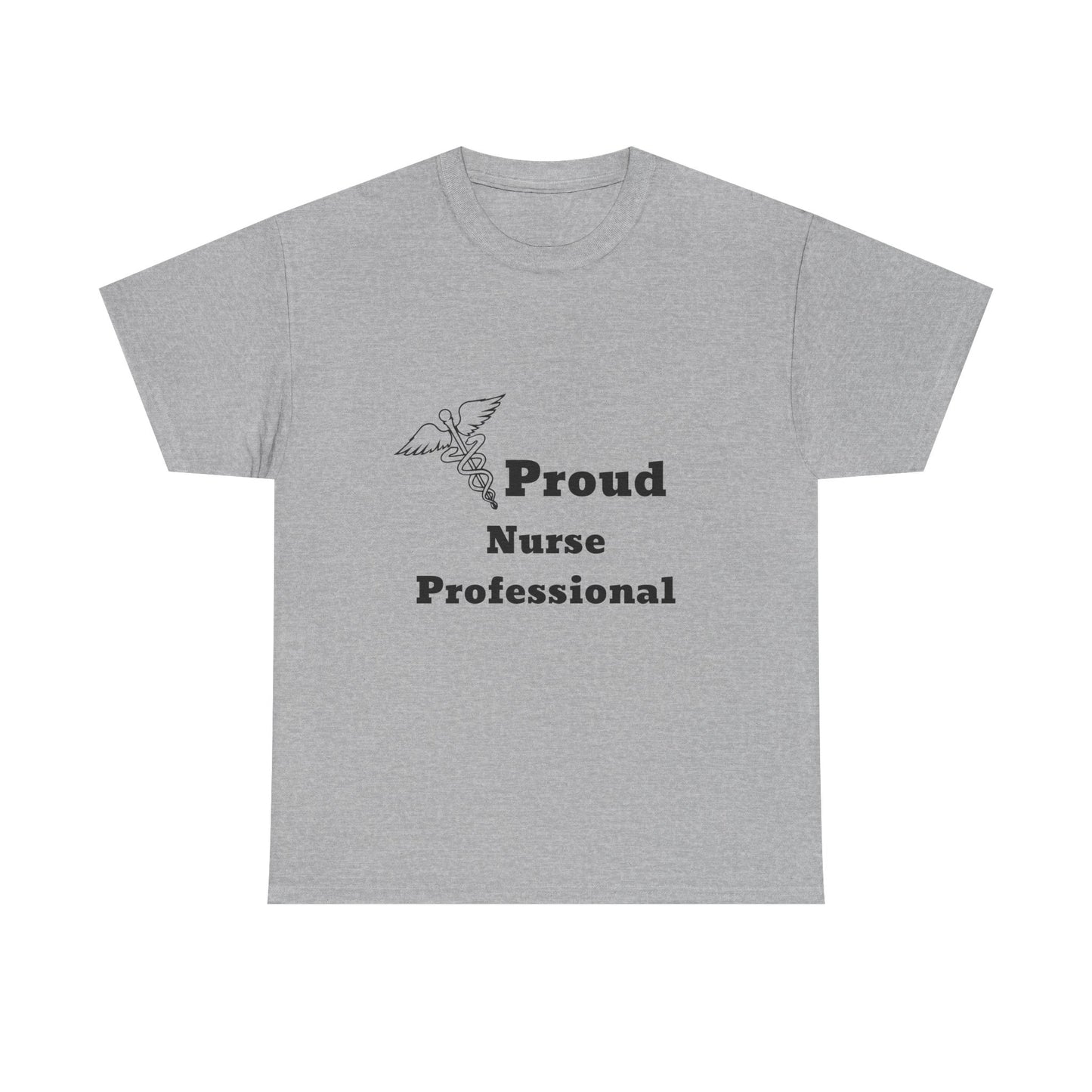 Proud Nurse Professional T-Shirt | Caduceus Graphic, Medical Staff Tee