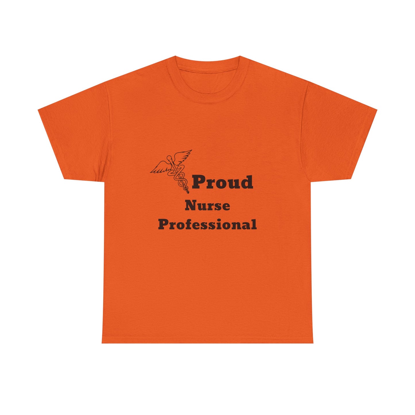 Proud Nurse Professional T-Shirt | Caduceus Graphic, Medical Staff Tee