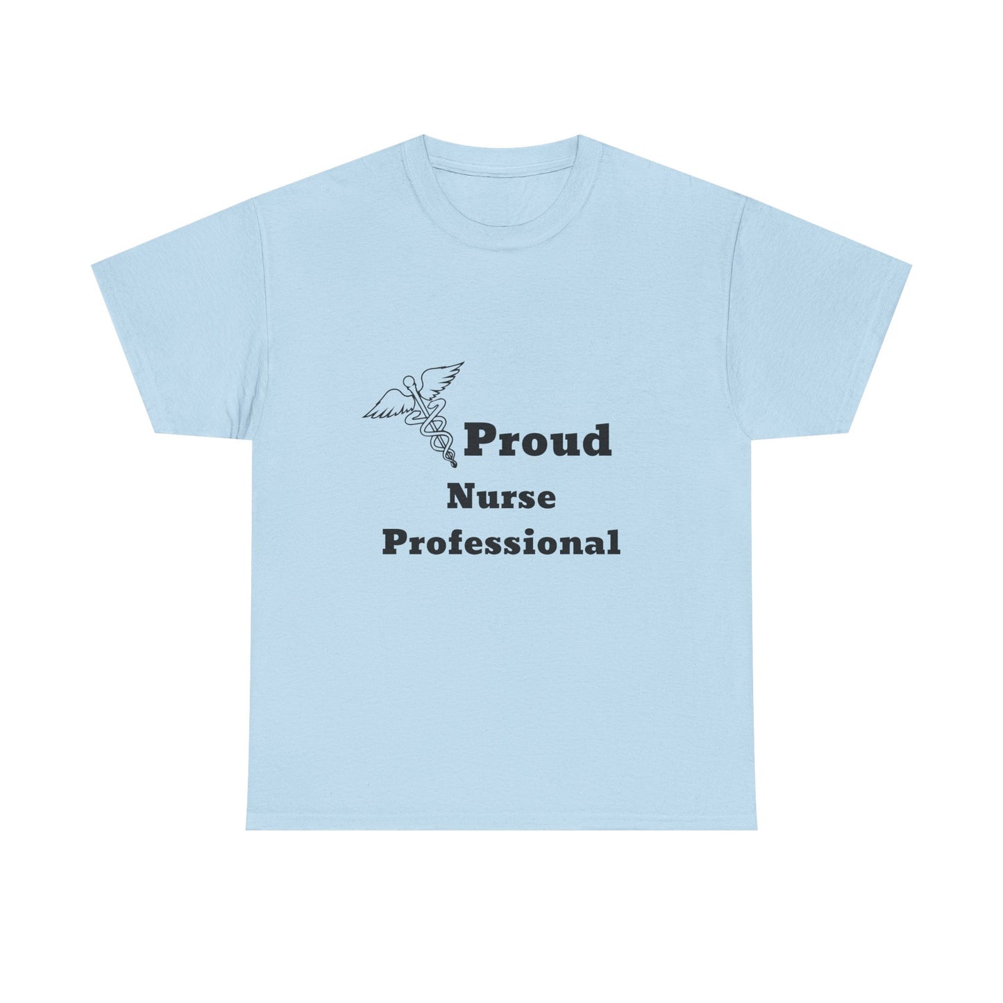 Proud Nurse Professional T-Shirt | Caduceus Graphic, Medical Staff Tee