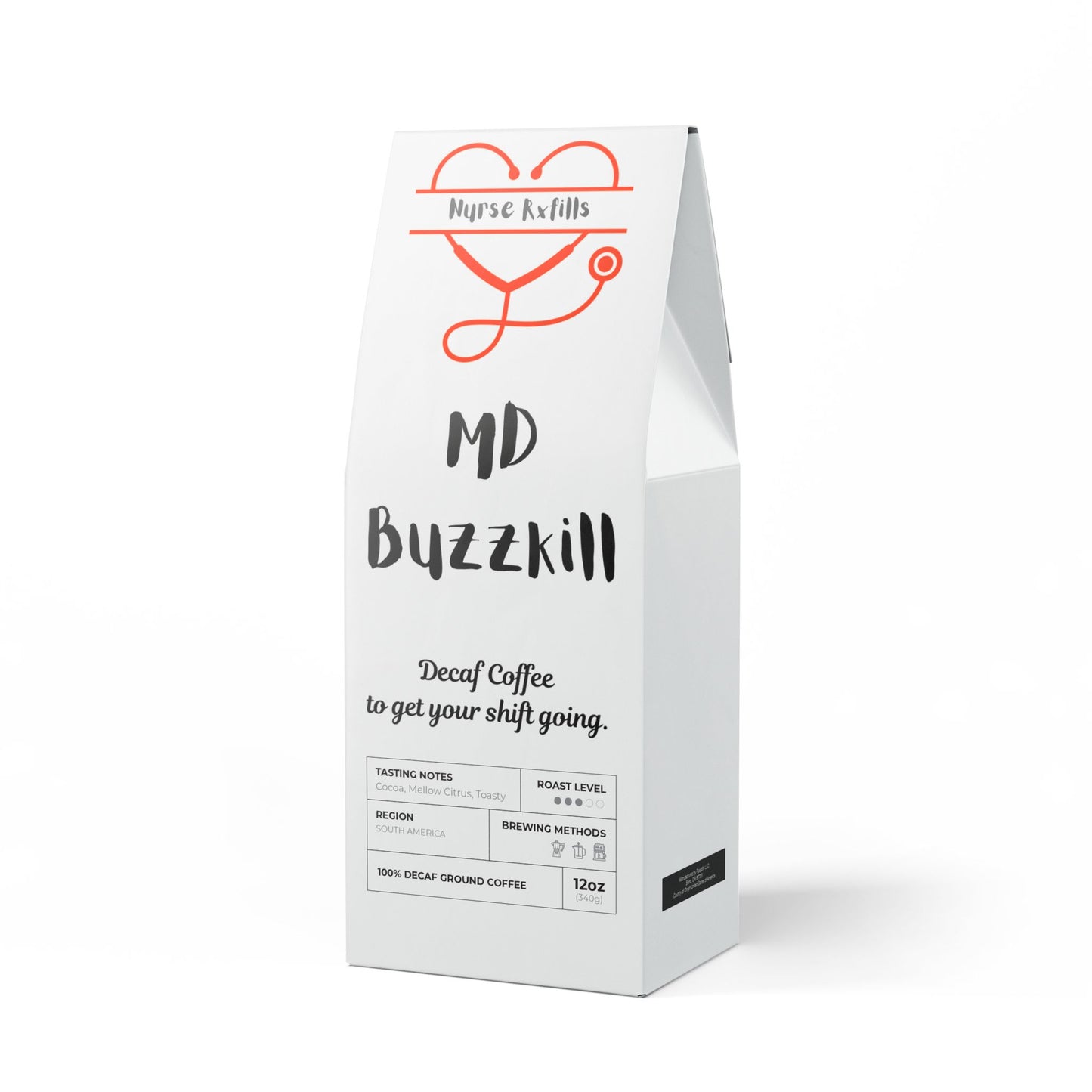MD Buzzkill Trapper Peak Decaf Coffee Blend (Medium Roast)